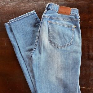 Madewell Alley straight leg jeans light wash